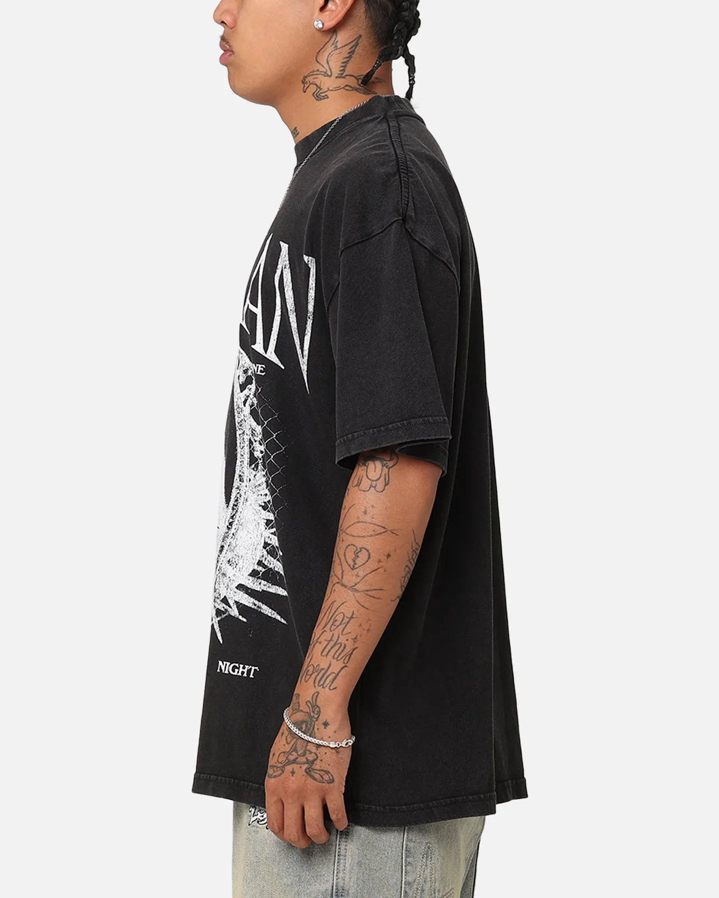 Goat Crew X DC Batman Mirror Vintage T-Shirt Black Acidwash sold by Culture Kings product image thumbnail 5