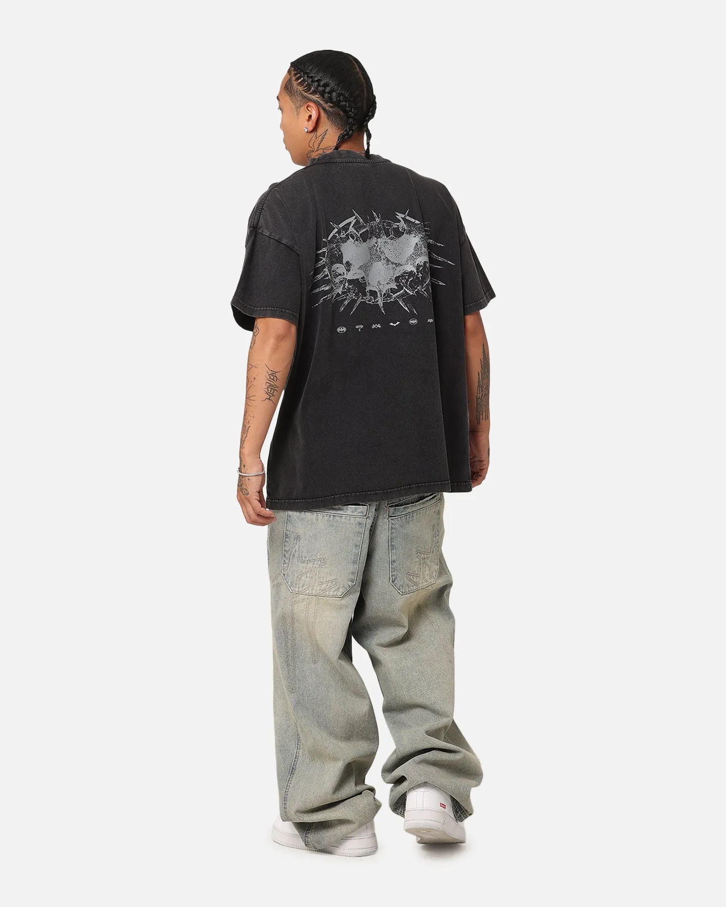 Goat Crew X DC Batman Dark Logo Vintage T-Shirt Black Acidwash sold by Culture Kings product image thumbnail 4