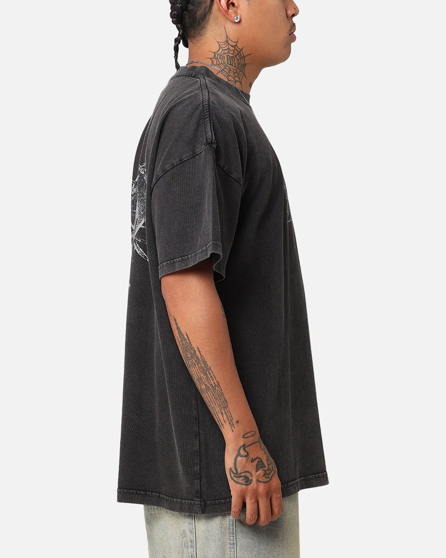 Goat Crew X DC Batman Dark Logo Vintage T-Shirt Black Acidwash sold by Culture Kings product image thumbnail 5