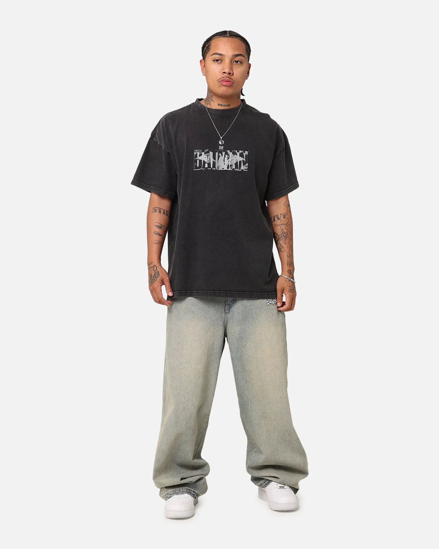 Goat Crew X DC Batman Dark Logo Vintage T-Shirt Black Acidwash sold by Culture Kings product image thumbnail 3