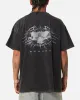 Goat Crew X DC Batman Dark Logo Vintage T-Shirt Black Acidwash sold by Culture Kings