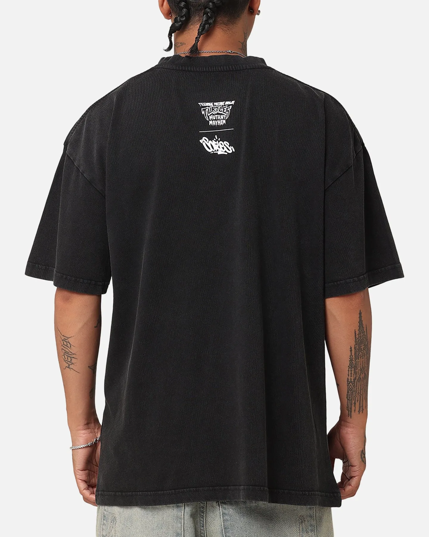 Goat Crew X Teenage Mutant Ninja Turtles Raphael X Sofles Vintage T-Shirt Black Acidwash sold by Culture Kings product image thumbnail 3