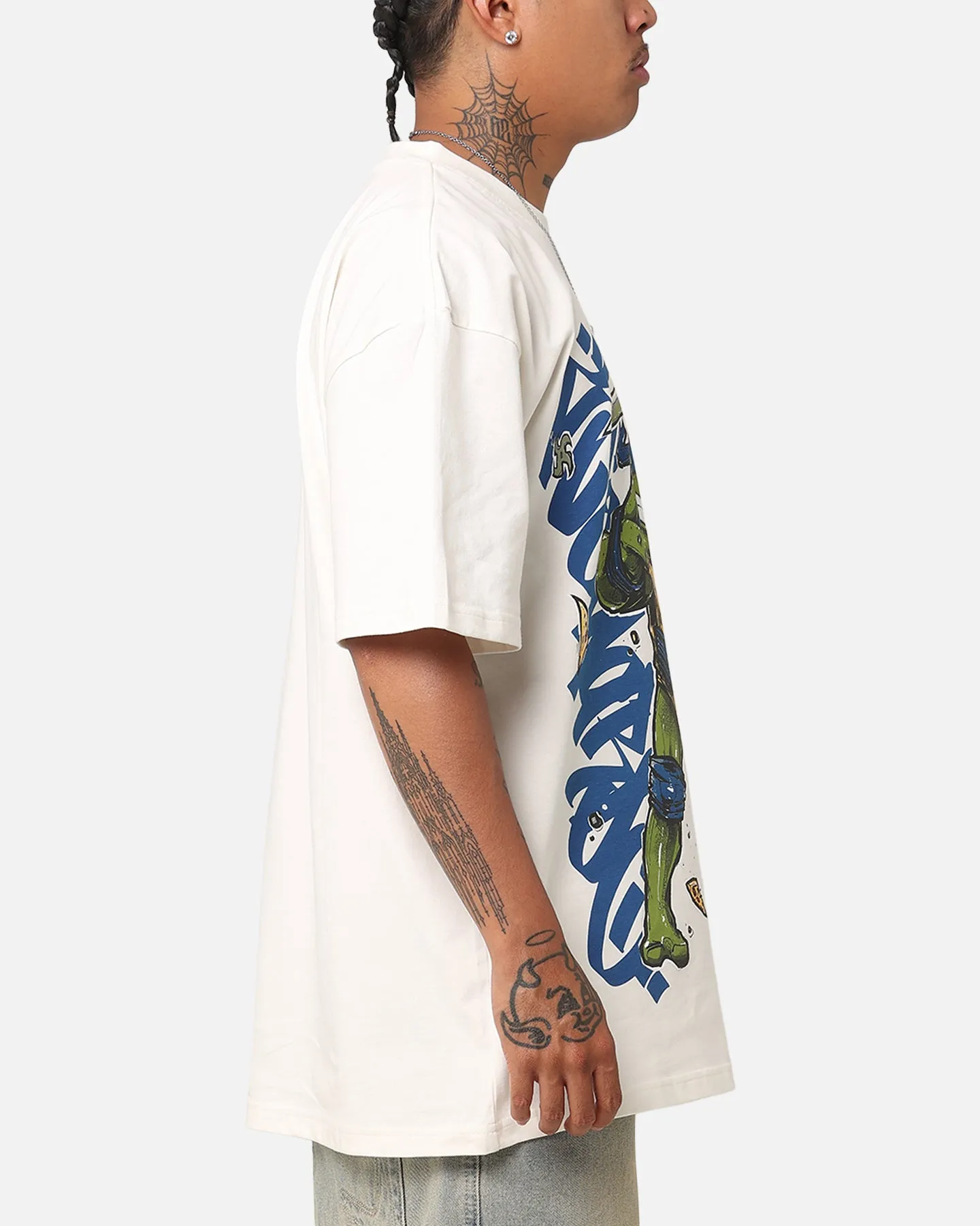 Goat Crew X Teenage Mutant Ninja Turtles Leonardo X Sofles Vintage T-Shirt Off White sold by Culture Kings product image thumbnail 4