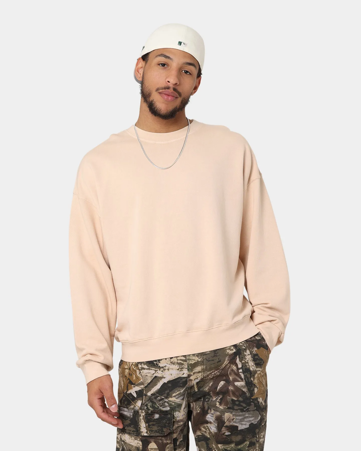 MNML Vintage Wash Crewneck Cream sold by Culture Kings