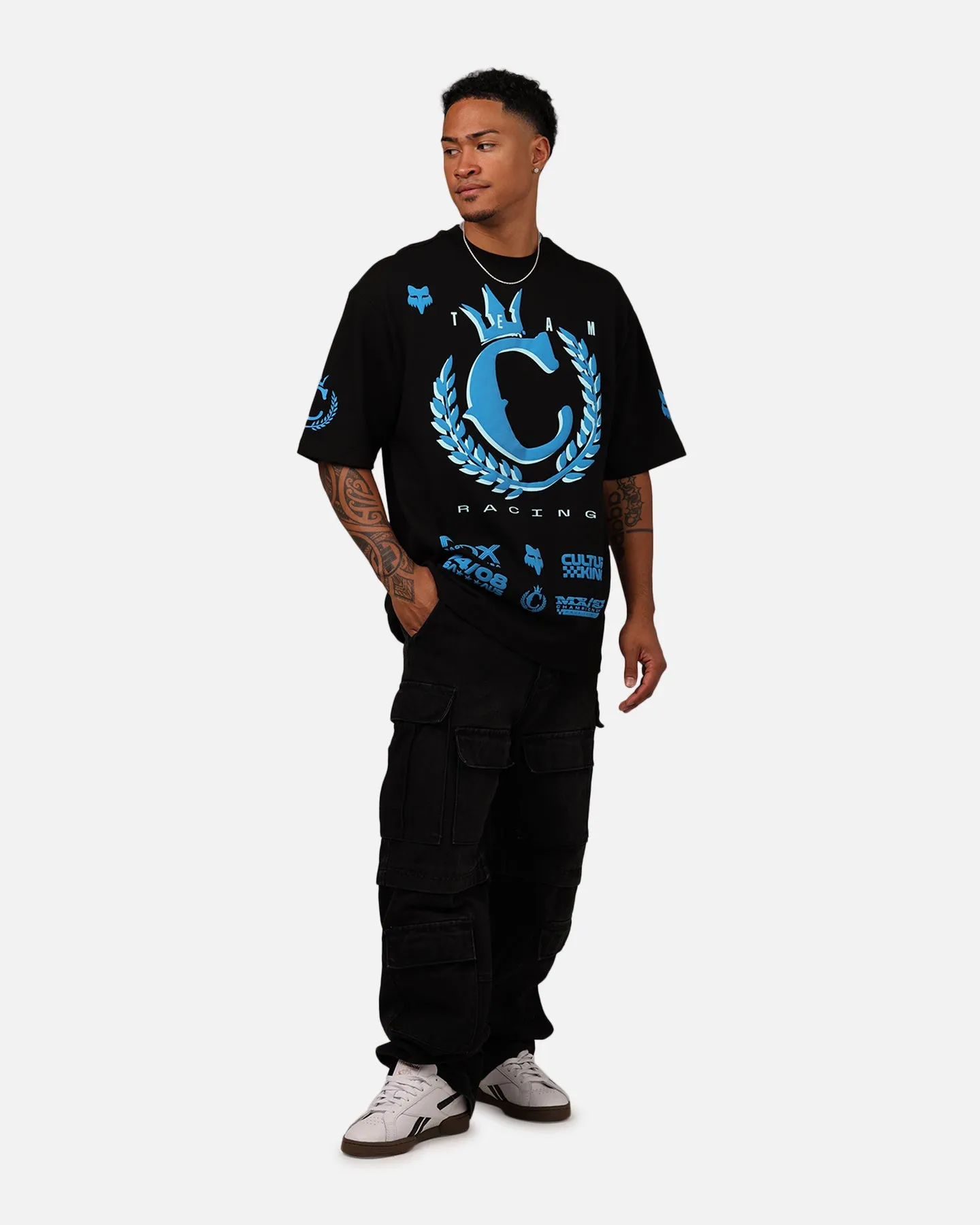 Fox Racing X Culture Kings T-Shirt Black/Blue sold by Culture Kings product image thumbnail 2