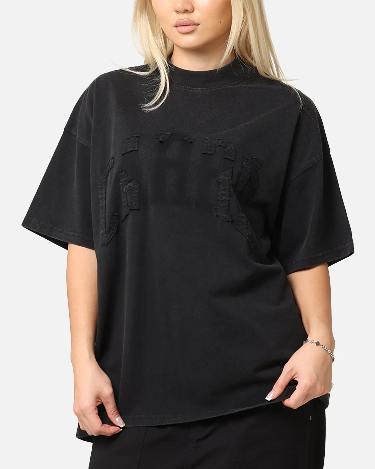 Carre Con-Star Oversized T-Shirt Washed Black sold by Culture Kings