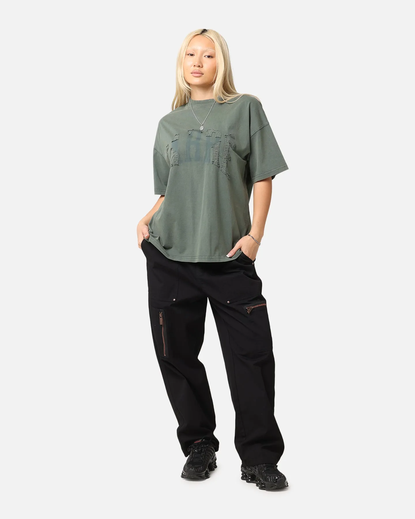 Carre Con-Star Oversized T-Shirt Rinsed Moss Green sold by Culture Kings product image thumbnail 3