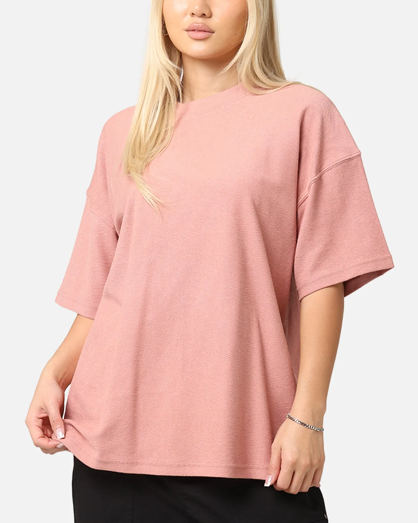 Carre Terry Oversized T-Shirt Rose sold by Culture Kings