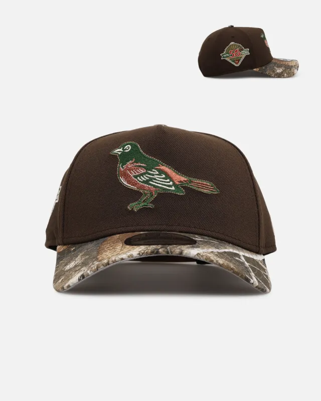 New Era Baltimore Orioles 'Great Outdoors' 9FORTY A-Frame Snapback Brown/Camo sold by Culture Kings