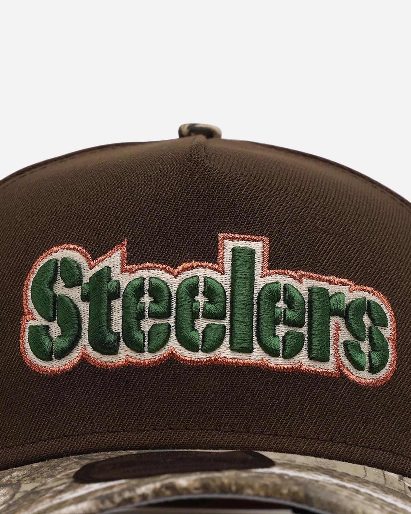 New Era Pittsburgh Steelers 'Great Outdoors' 9FORTY A-Frame Snapback Brown/Camo sold by Culture Kings product image thumbnail 5