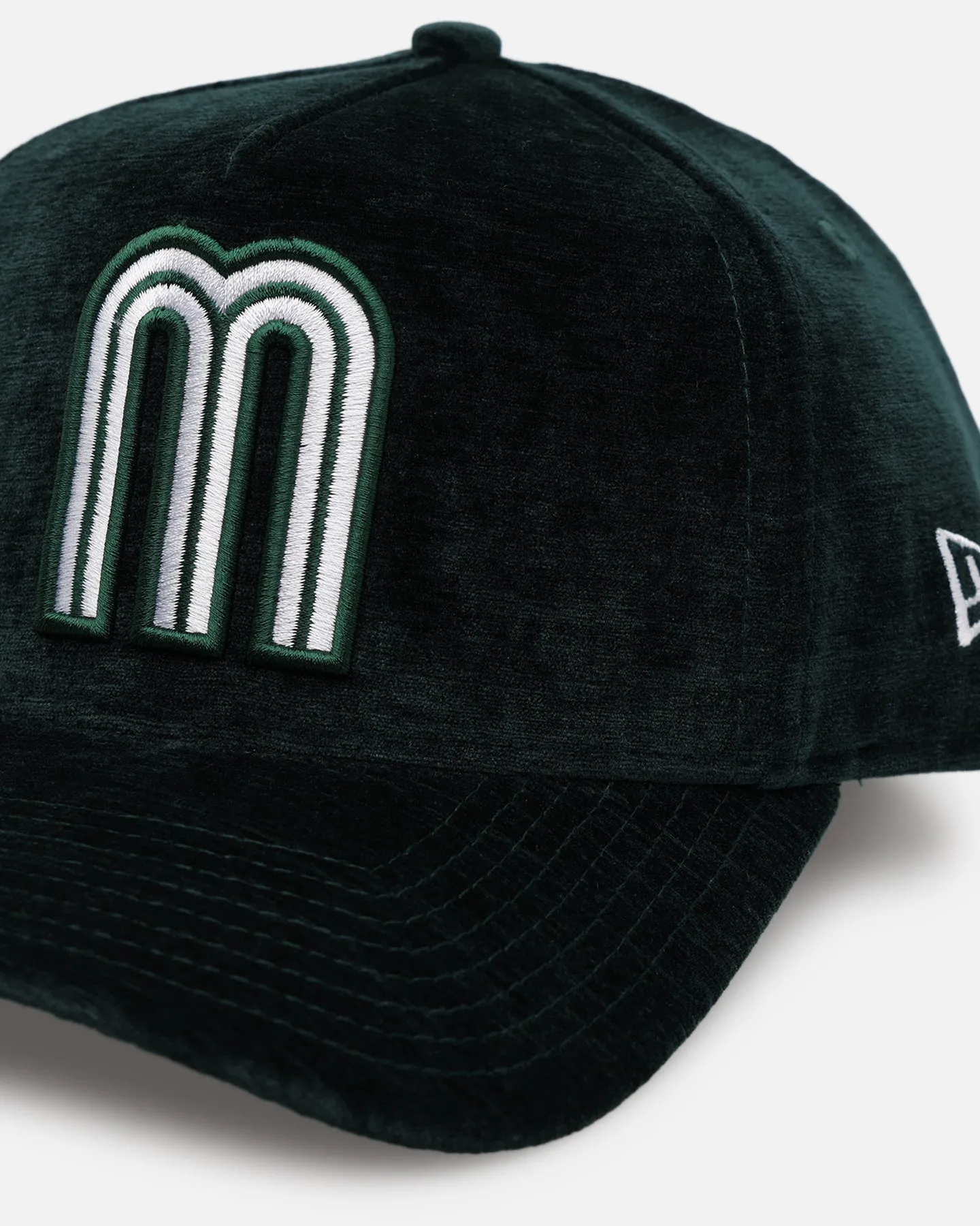 New Era Mexico National Baseball Team 'Plush Chenille' 9FORTY A-Frame Snapback Dark Green sold by Culture Kings product image thumbnail 2