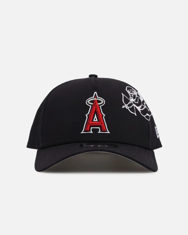 New Era Los Angeles Angels 'Cherub Official Team Color' 9FORTY A-Frame Snapback Navy sold by Culture Kings