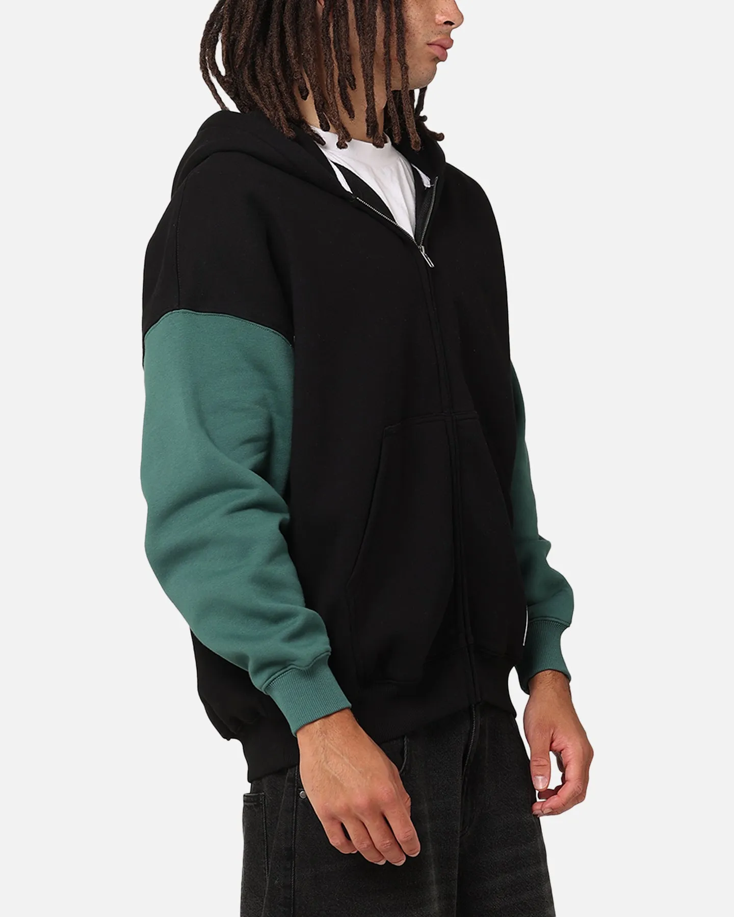 Carre Floral Full Zip Hoodie Black/Green sold by Culture Kings product image thumbnail 4