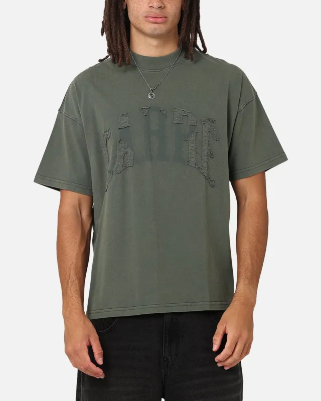 Carre Con-Star Oversized T-Shirt Rinsed Moss Green sold by Culture Kings