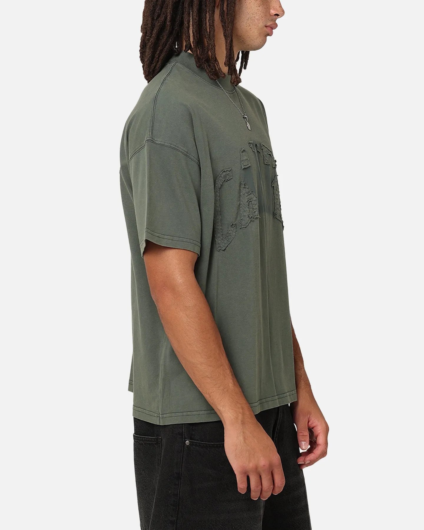 Carre Con-Star Oversized T-Shirt Rinsed Moss Green sold by Culture Kings product image thumbnail 5