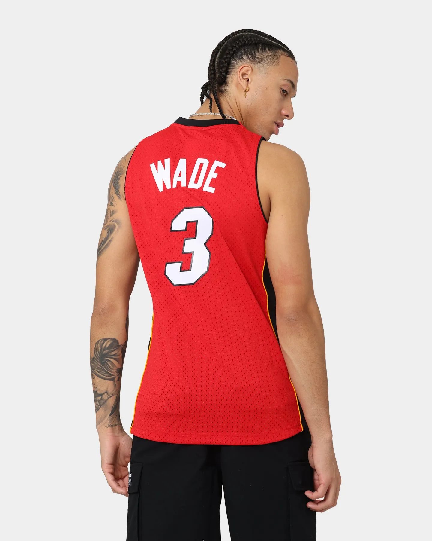 Mitchell & Ness Miami Heat Dwyane Wade #3 '05-'06 Road Jersey Red sold by Culture Kings product image thumbnail 2