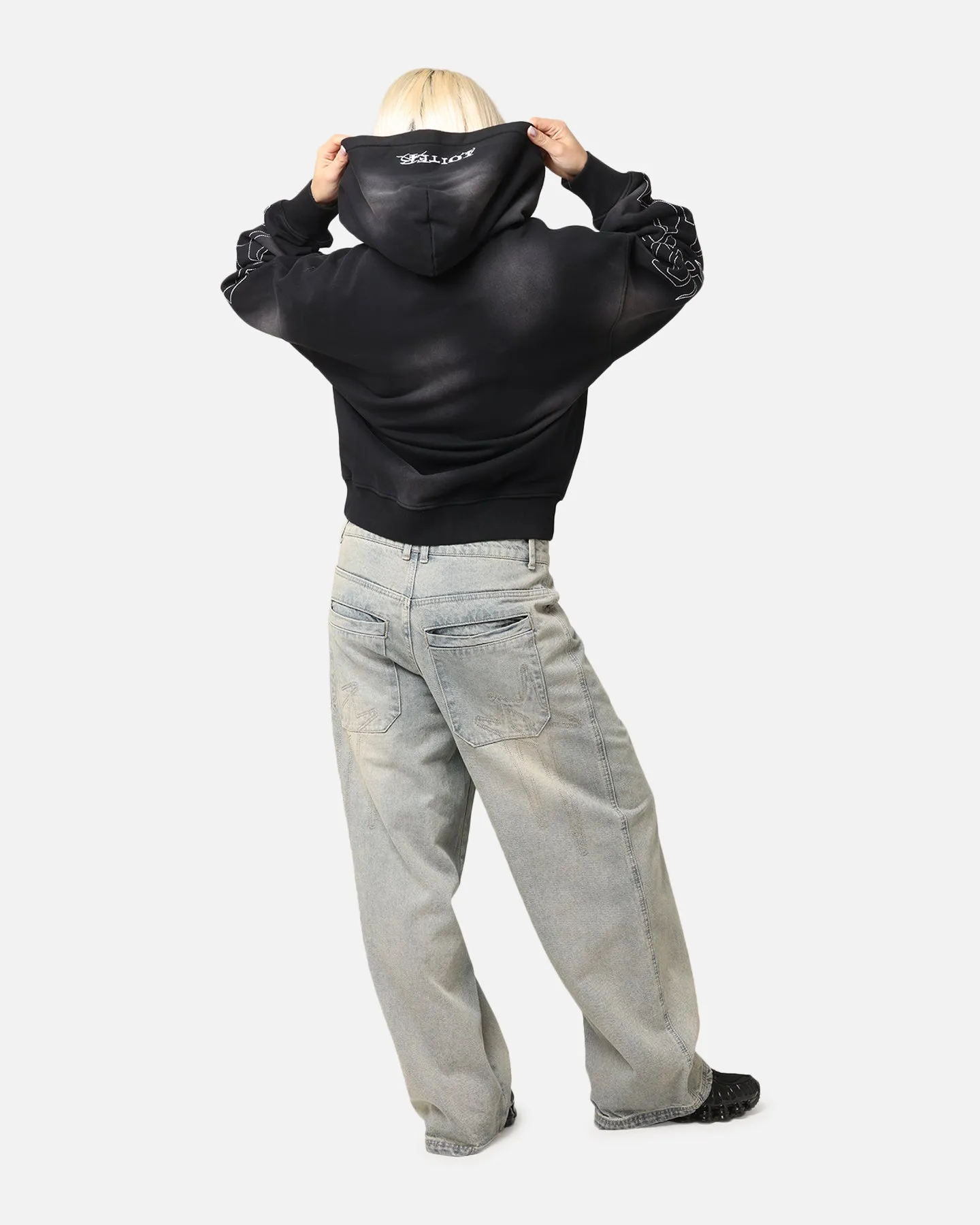 Loiter Atmosphere Full Zip Hoodie Vintage Black sold by Culture Kings product image thumbnail 3