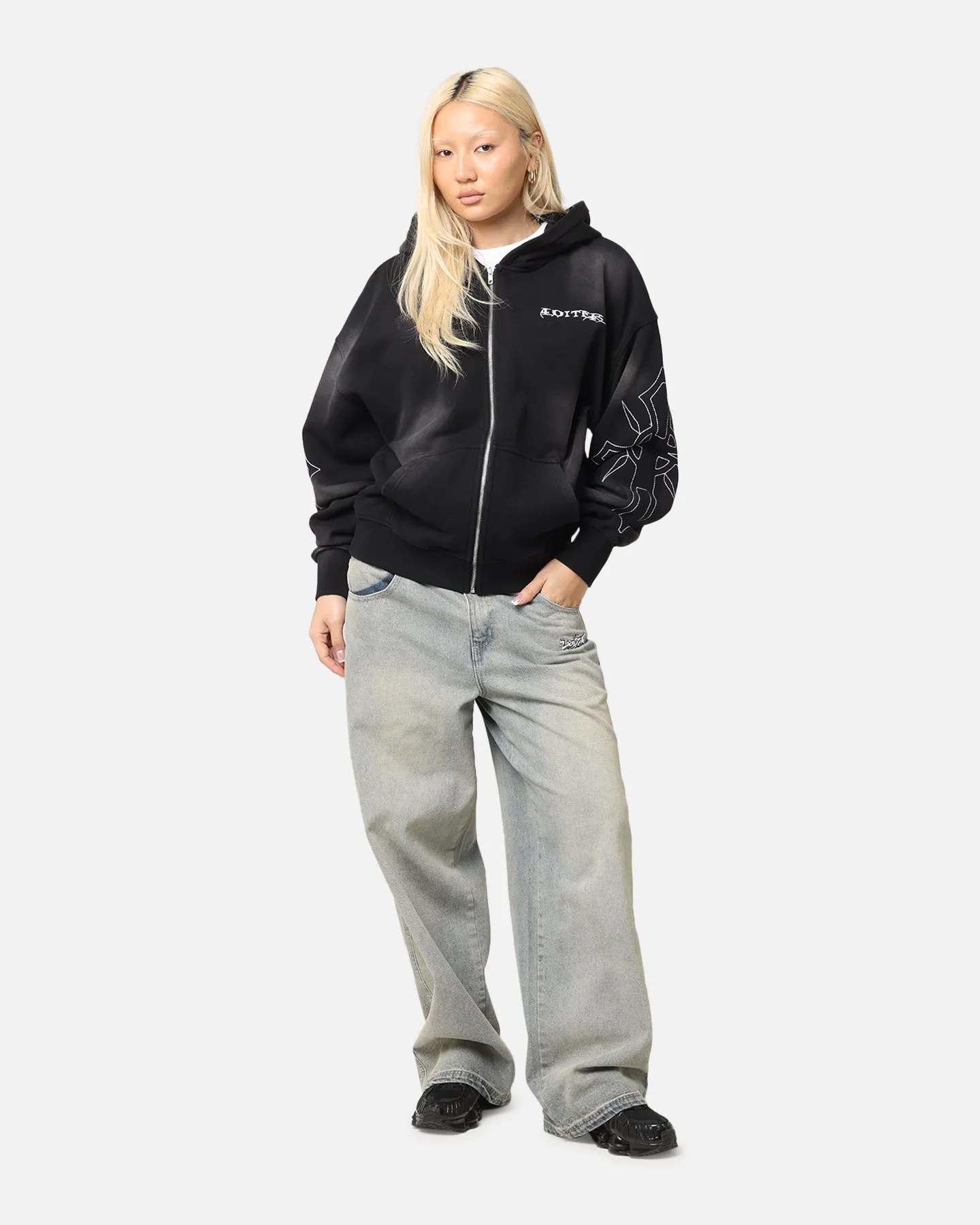 Loiter Atmosphere Full Zip Hoodie Vintage Black sold by Culture Kings product image thumbnail 4