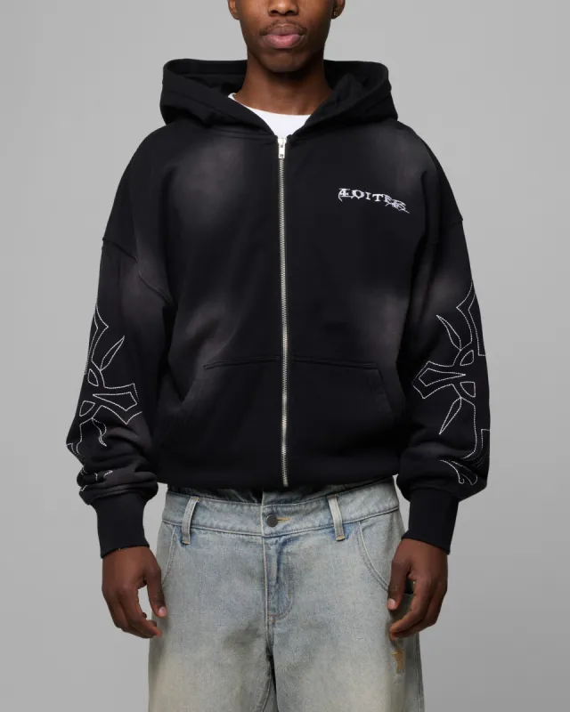 Loiter Atmosphere Full Zip Hoodie Vintage Black sold by Culture Kings