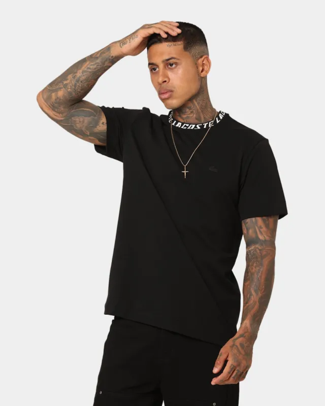 Lacoste Active Pique Tech T-Shirt Black sold by Culture Kings