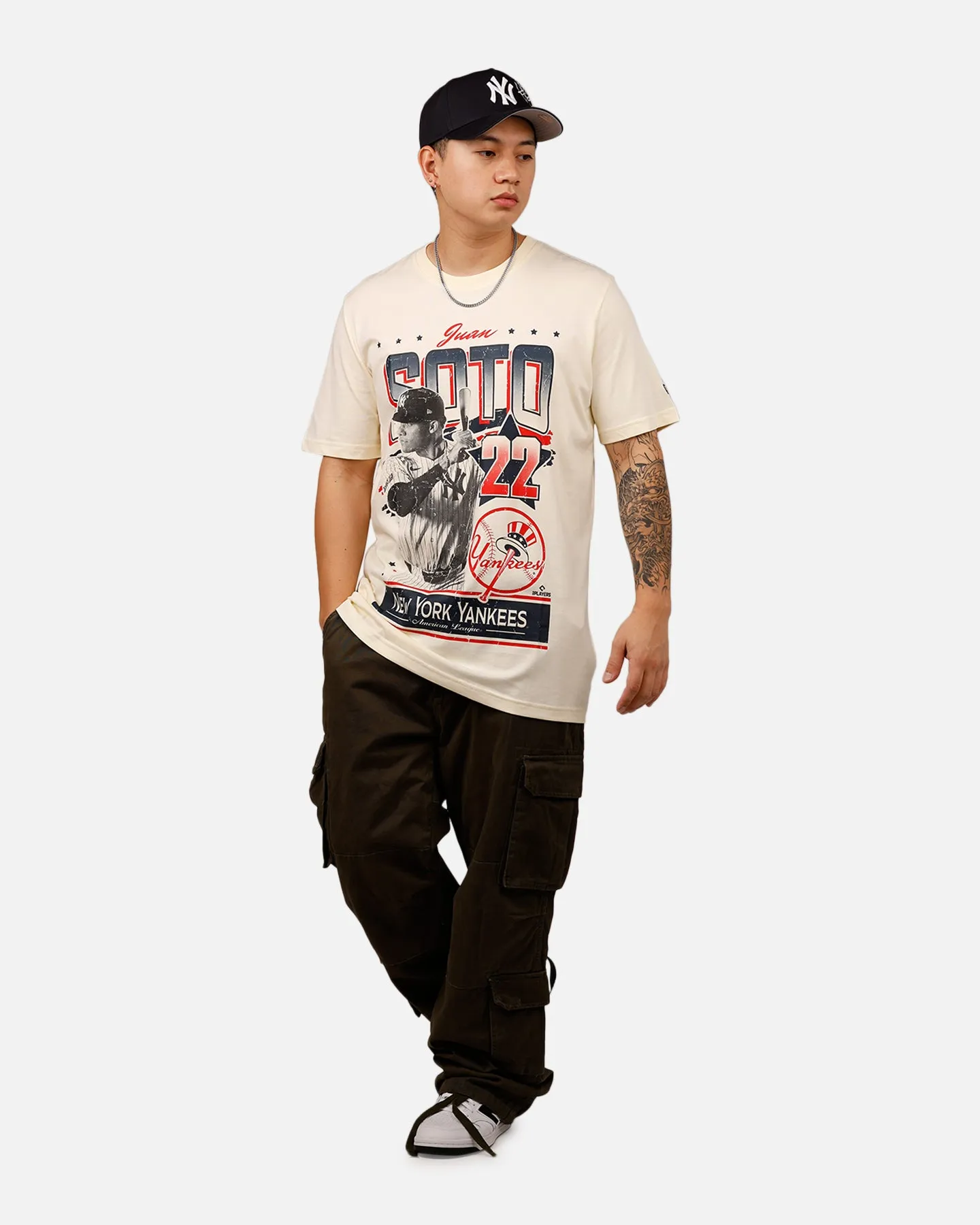 New Era New York Yankees Juan Soto T-Shirt Off White sold by Culture Kings product image thumbnail 3