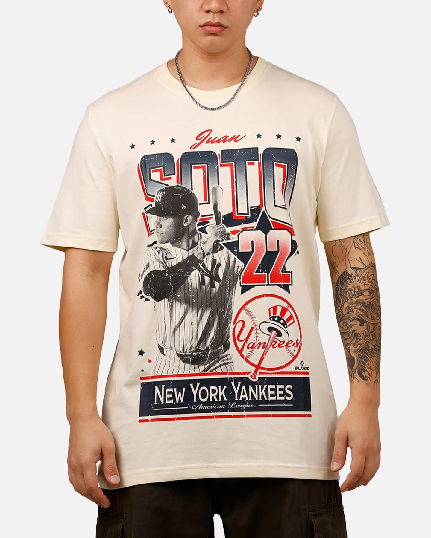 New Era New York Yankees Juan Soto T-Shirt Off White sold by Culture Kings