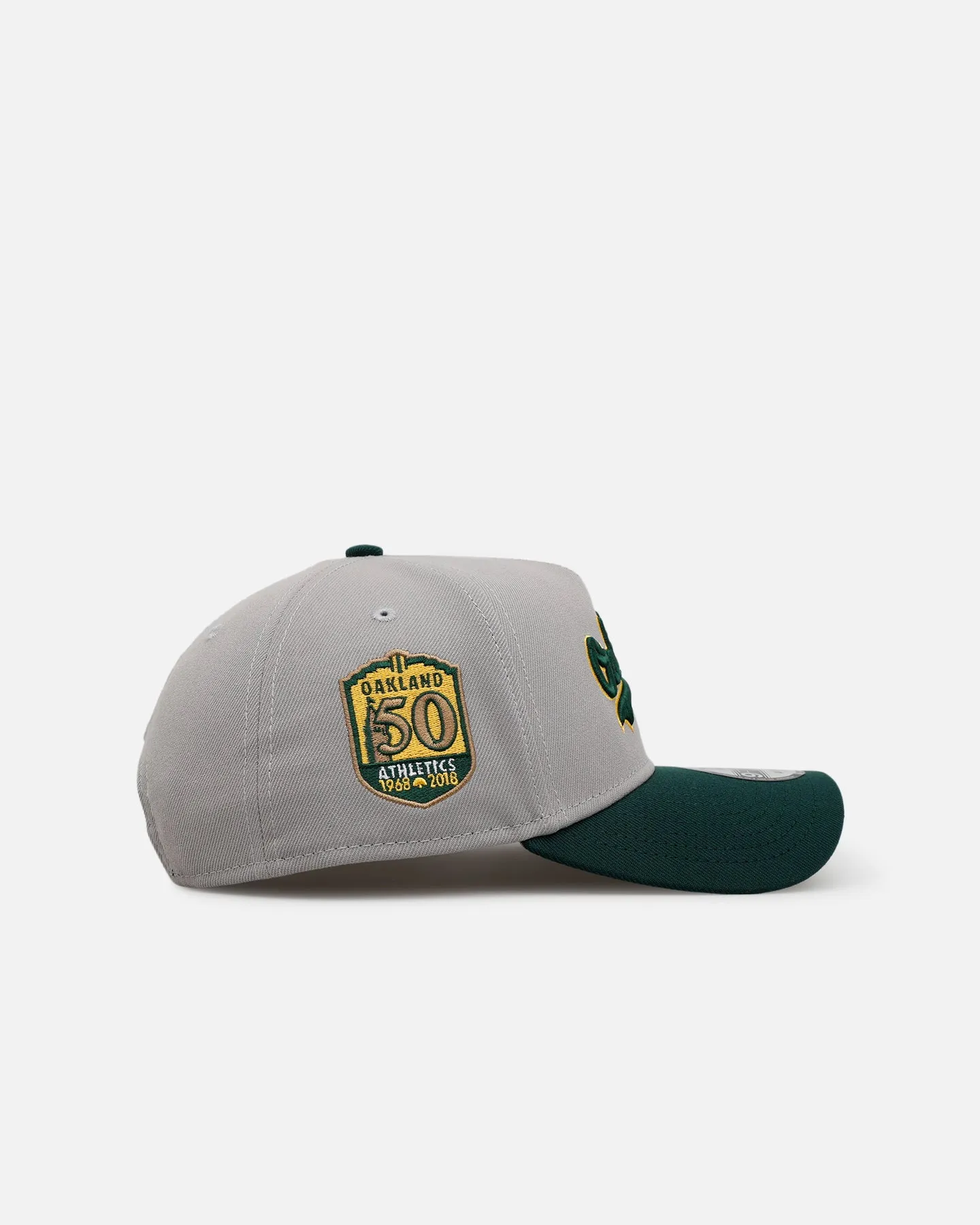 New Era Oakland Athletics 'Away Greys' 9FORTY A-Frame Snapback Grey sold by Culture Kings product image thumbnail 3