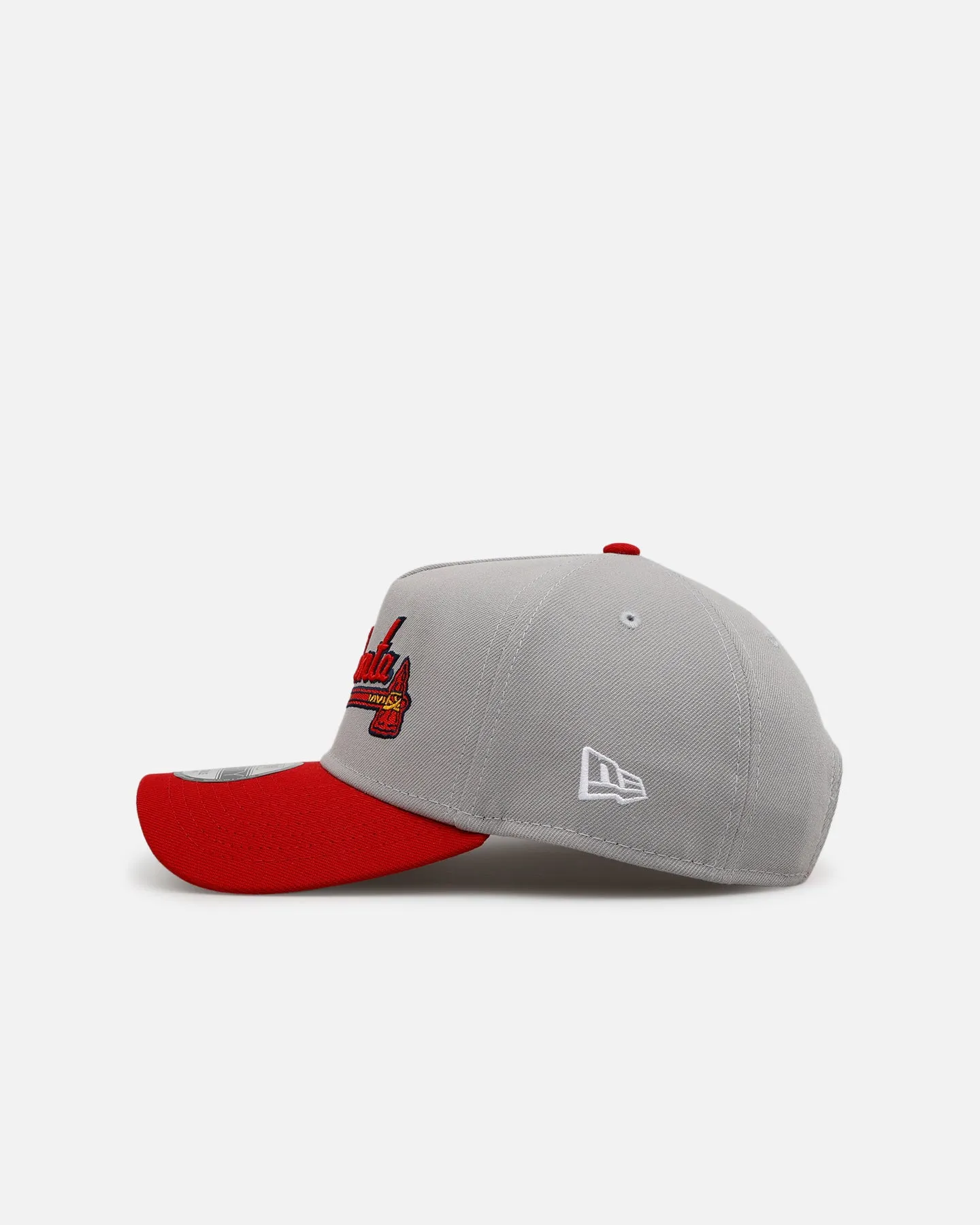 New Era Atlanta Braves 'Away Greys' 9FORTY A-Frame Snapback Grey sold by Culture Kings product image thumbnail 4