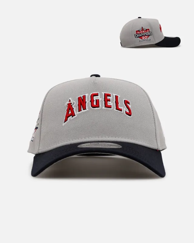 New Era Los Angeles Angels 'Away Greys' 9FORTY A-Frame Snapback Grey sold by Culture Kings