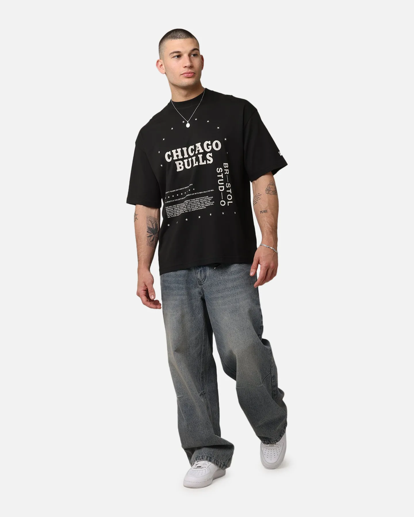 New Era X Bristol Studio Chicago Bulls 'Teams Edition' T-Shirt Black sold by Culture Kings product image thumbnail 2