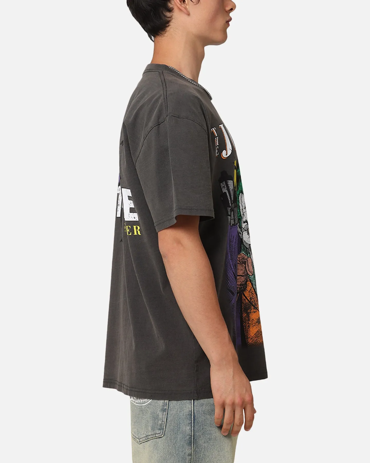 American Thrift X DC Batman The Joker Vote For Me Heavyweight T-Shirt Black Wash sold by Culture Kings product image thumbnail 4