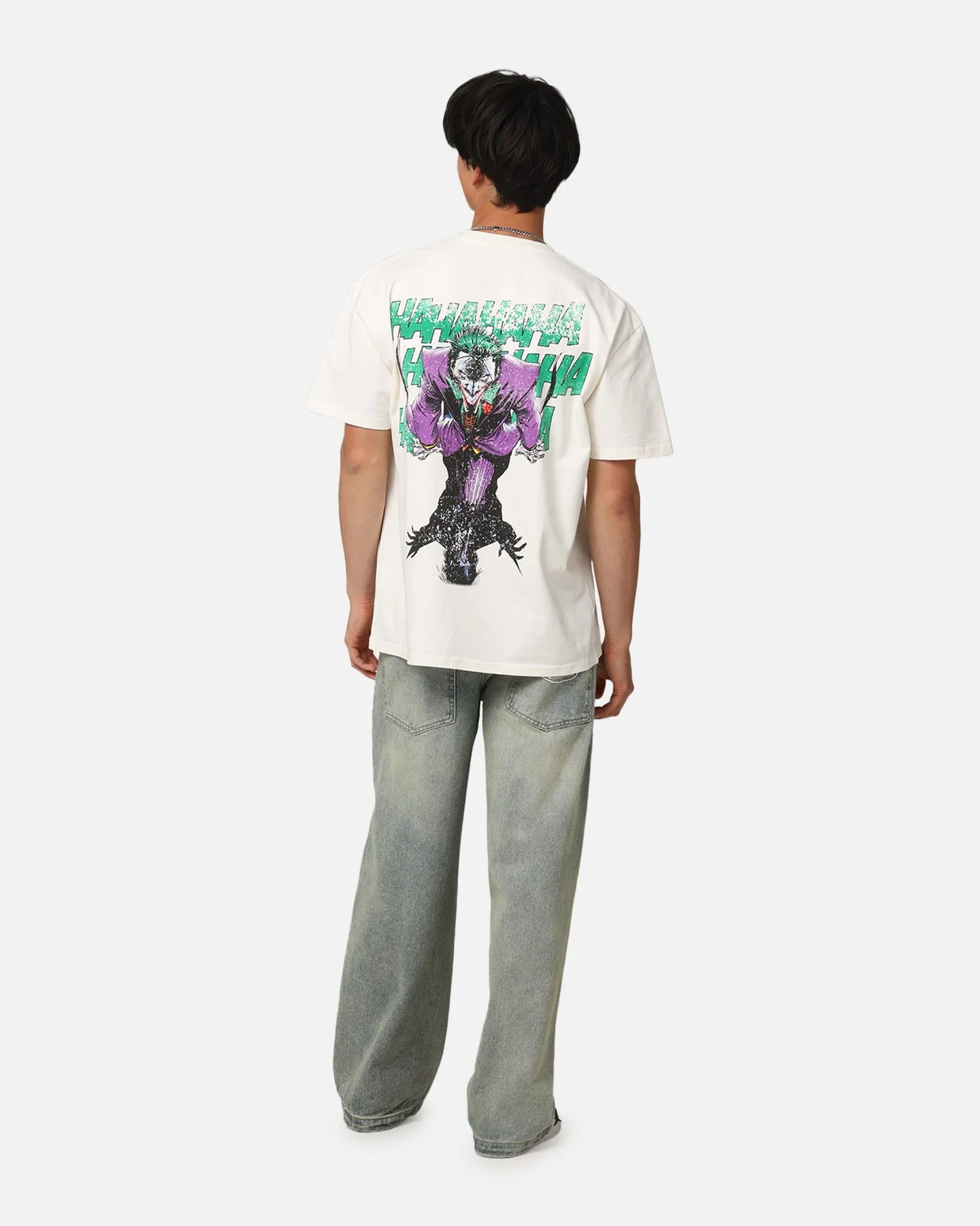 American Thrift X DC Batman The Joker Rings Heavyweight T-Shirt Off White sold by Culture Kings product image thumbnail 4