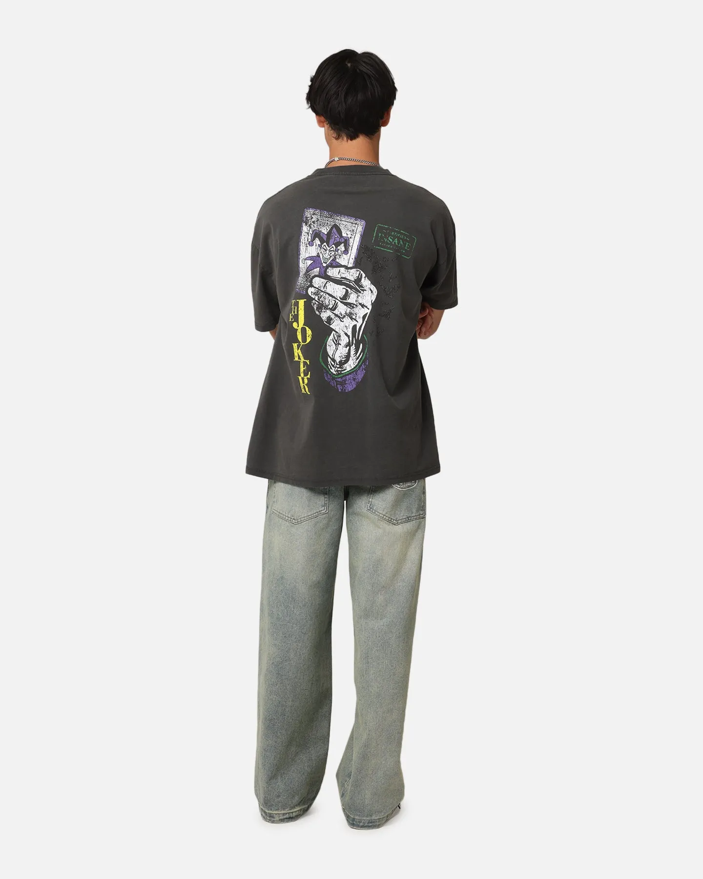 American Thrift X DC Batman The Joker Harley Hoax Heavyweight T-Shirt Black Wash sold by Culture Kings product image thumbnail 4