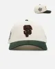 New Era San Francisco Giants 'Chrome White Green' Corduroy Visor 9FORTY A-Frame Snapback Chrome sold by Culture Kings