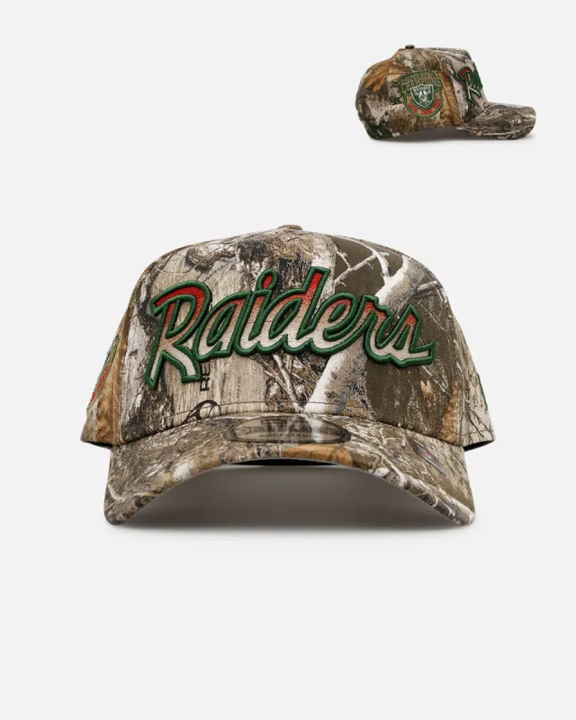 New Era Las Vegas Raiders 'Great Outdoors' 9FORTY A-Frame Snapback Camo sold by Culture Kings