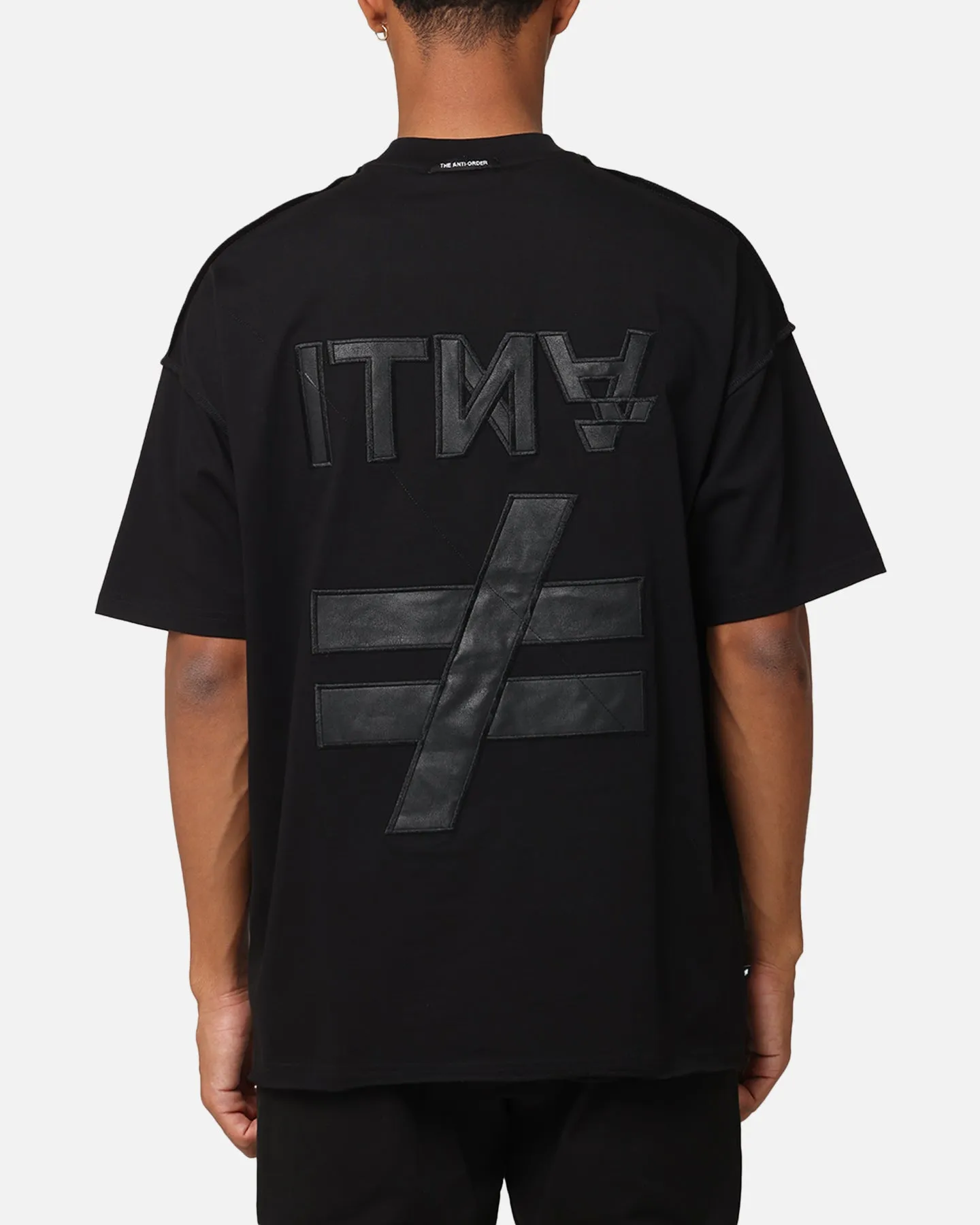 The Anti Order Symbolism Non Seam Oversized T-Shirt Black/Black sold by Culture Kings