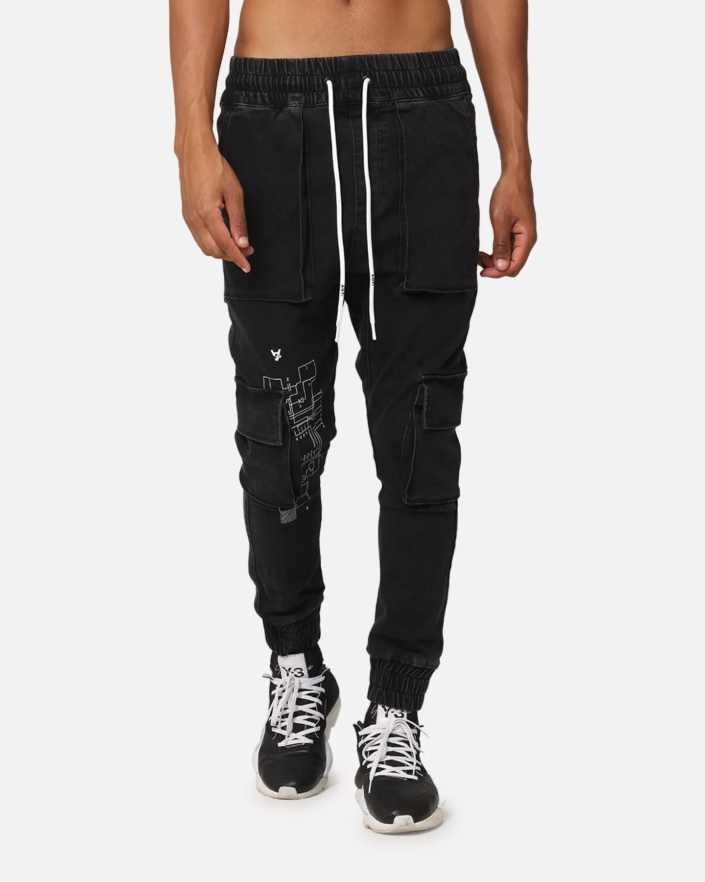 The Anti Order Blueprint Denim Joggers Vintage Black sold by Culture Kings