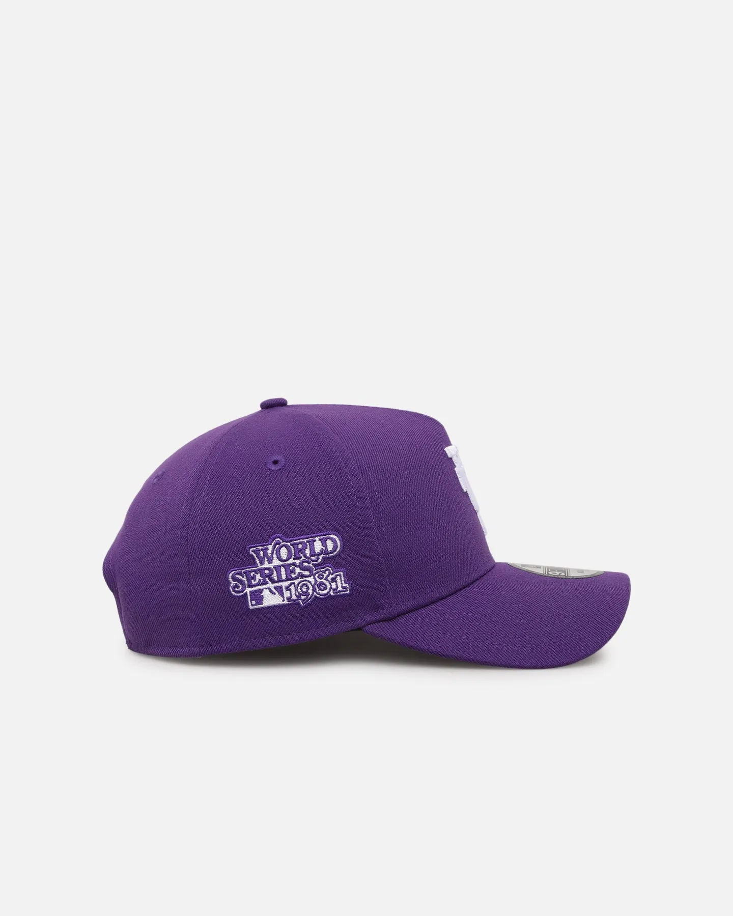 New Era Los Angeles Dodgers 'Upside Down LA Polychromatic' 9FORTY A-Frame Snapback Purple sold by Culture Kings product image thumbnail 3