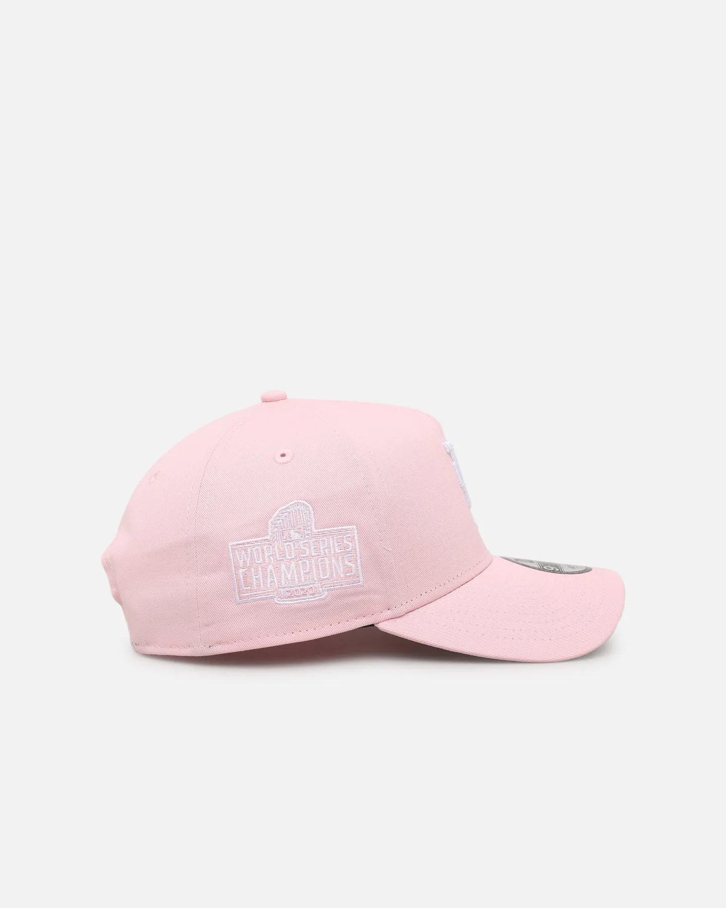 New Era Los Angeles Dodgers 'Upside Down LA Polychromatic' 9FORTY A-Frame Snapback Pink sold by Culture Kings product image thumbnail 3