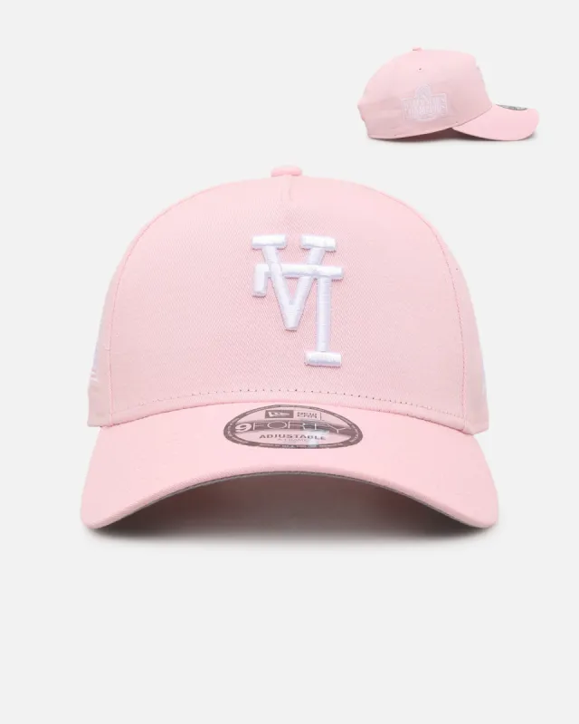 New Era Los Angeles Dodgers 'Upside Down LA Polychromatic' 9FORTY A-Frame Snapback Pink sold by Culture Kings