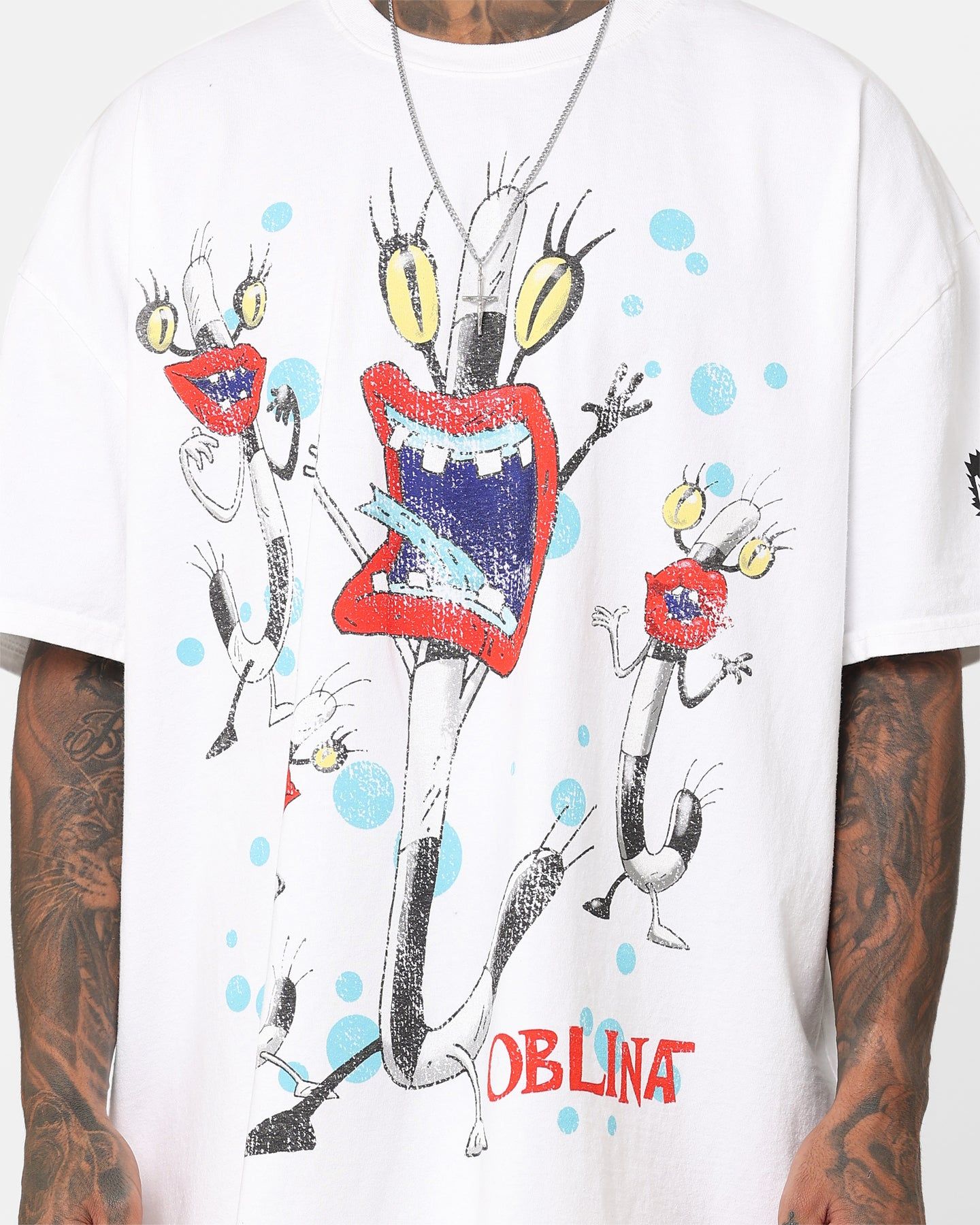 American Thrift X Aaahh!!! Real Monsters Oblina Heavyweight Vintage T-Shirt Black Wash sold by Culture Kings product image thumbnail 3