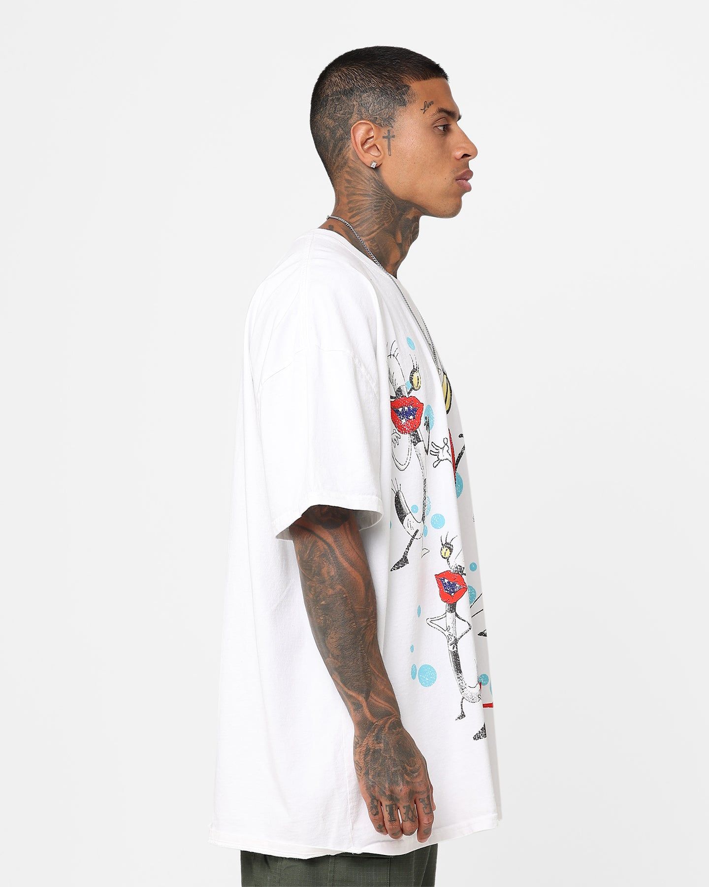 American Thrift X Aaahh!!! Real Monsters Oblina Heavyweight Vintage T-Shirt Black Wash sold by Culture Kings product image thumbnail 5