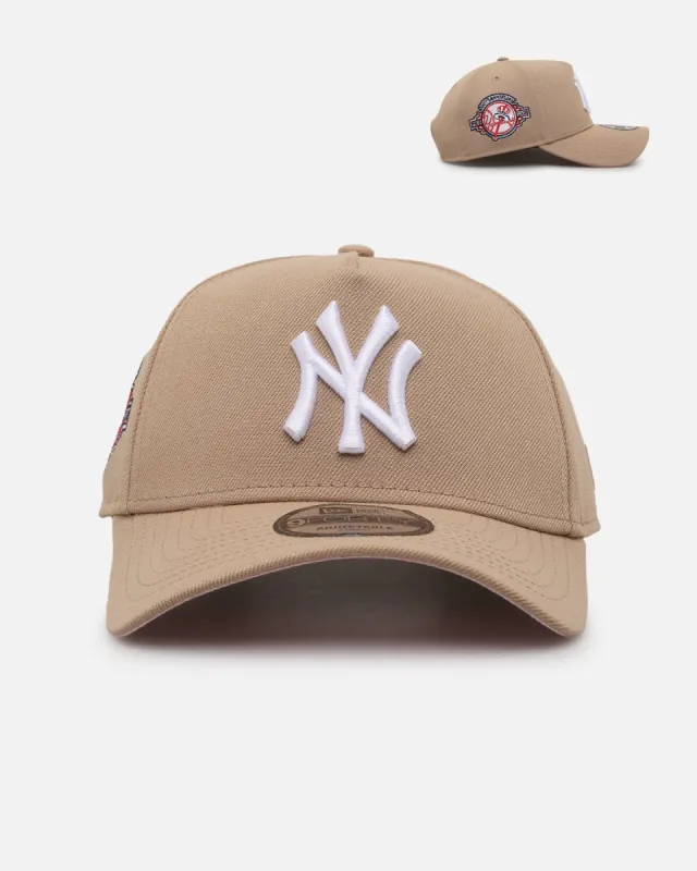 New Era New York Yankees 'Tan Pink' 9FORTY A-Frame Snapback Tan sold by Culture Kings