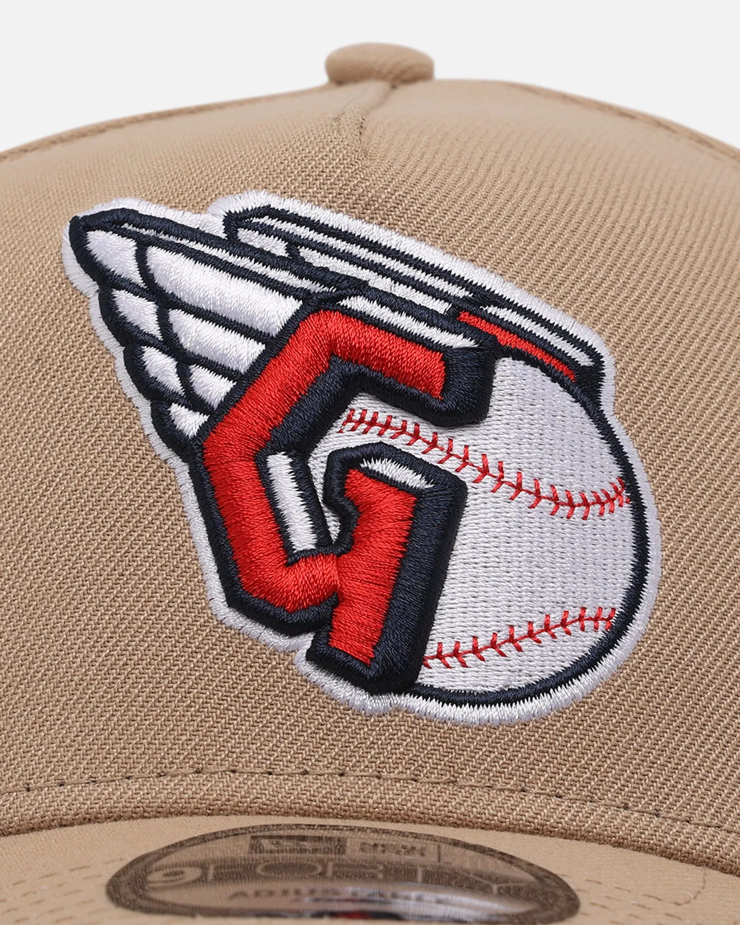 New Era Cleveland Guardians 'Tan Pink' 9FORTY A-Frame Snapback Tan sold by Culture Kings product image thumbnail 5