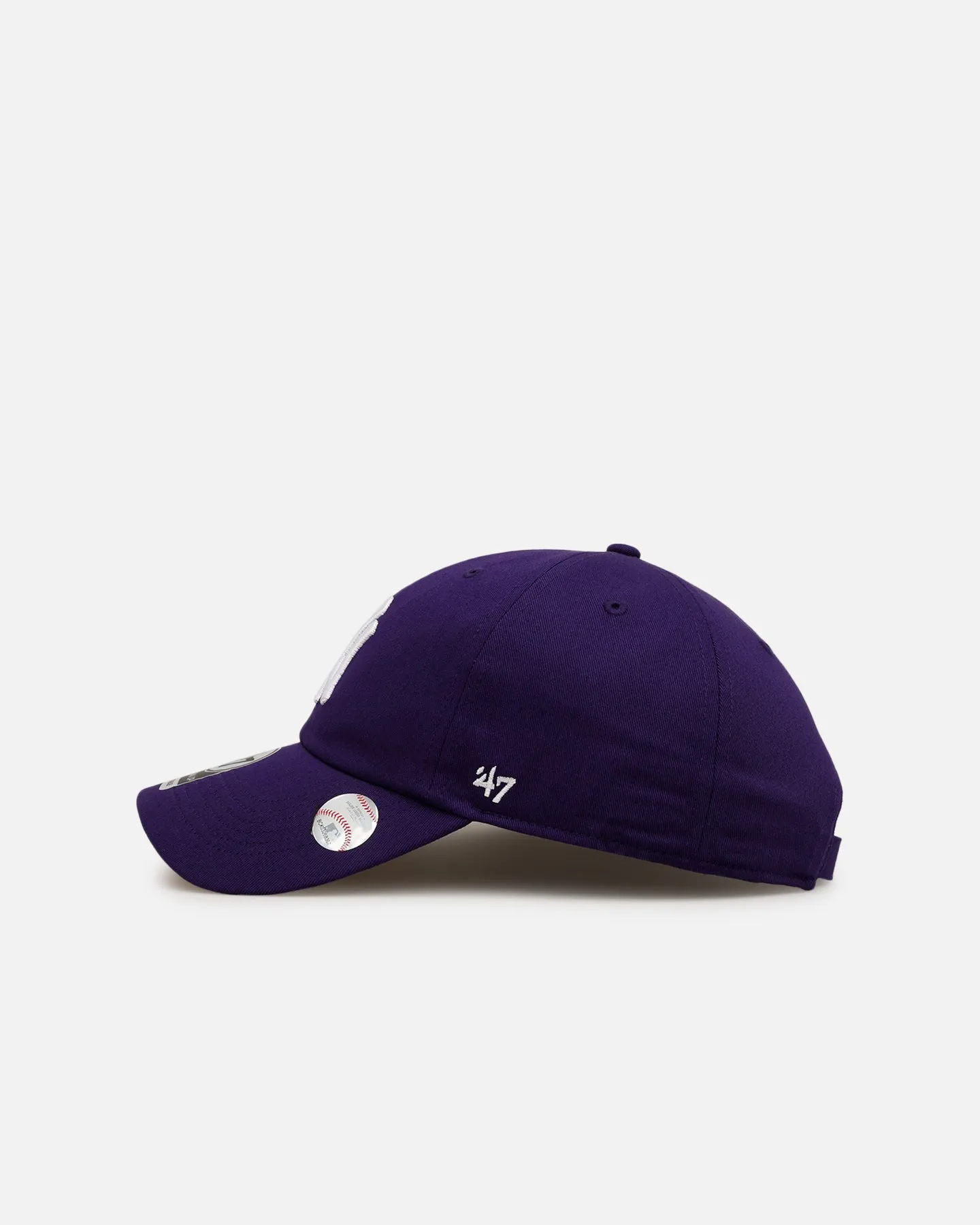 47 Brand New York Yankees 'Yankees Color Wheel' Suede Undervisor 47 Clean Up Strapback Purple sold by Culture Kings product image thumbnail 4