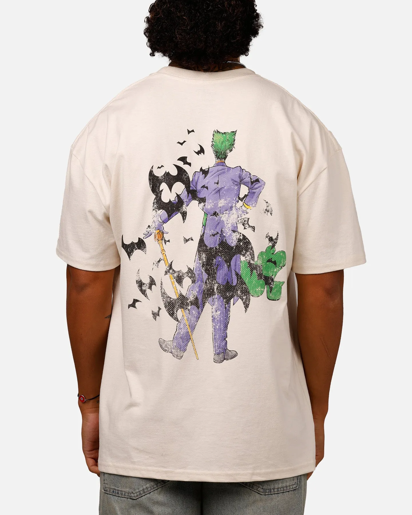 American Thrift X DC Batman The Joker Cane Heavyweight T-Shirt Off White sold by Culture Kings product image thumbnail 2