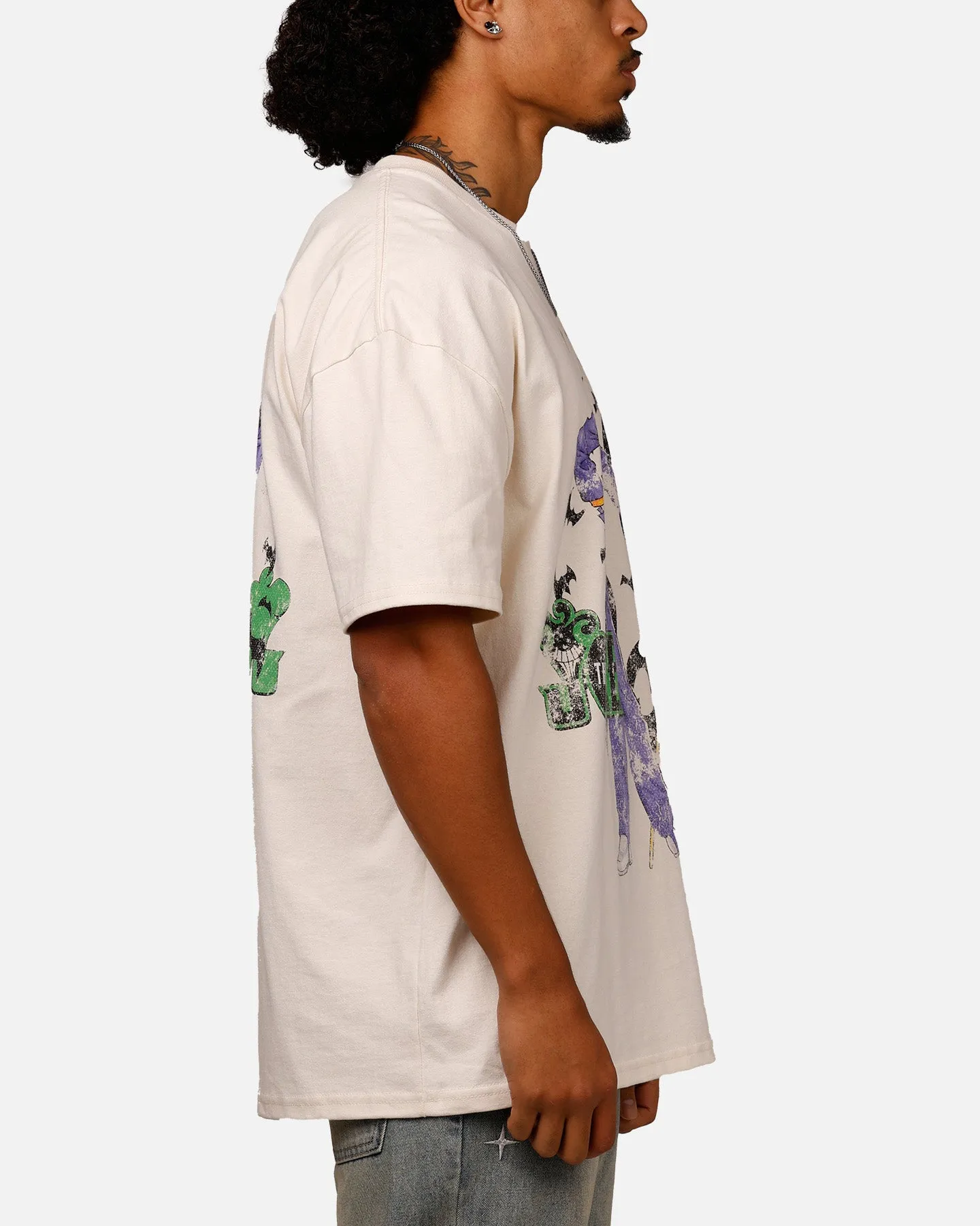 American Thrift X DC Batman The Joker Cane Heavyweight T-Shirt Off White sold by Culture Kings product image thumbnail 4
