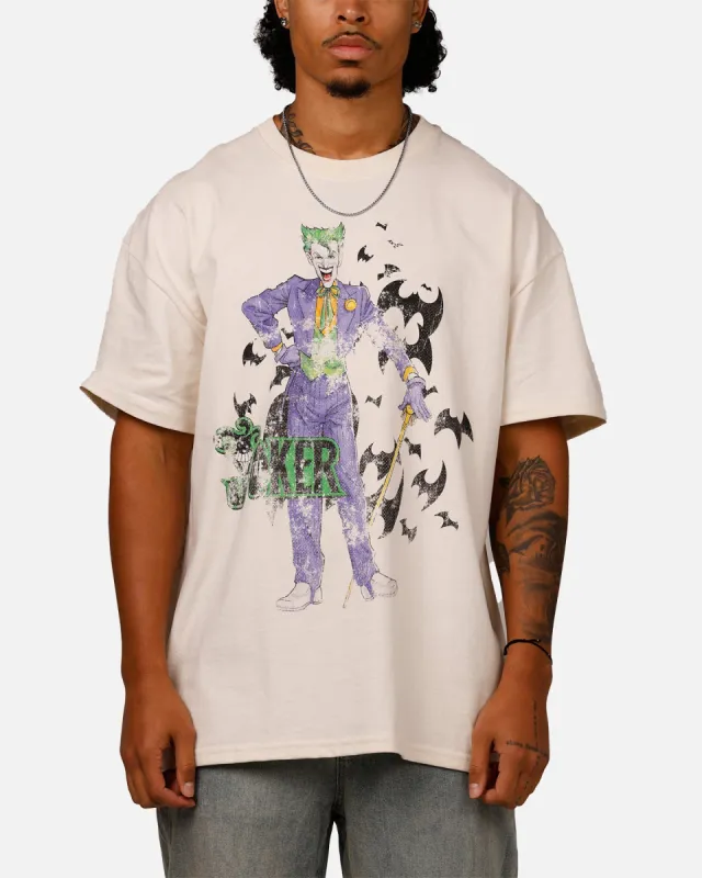 American Thrift X DC Batman The Joker Cane Heavyweight T-Shirt Off White sold by Culture Kings
