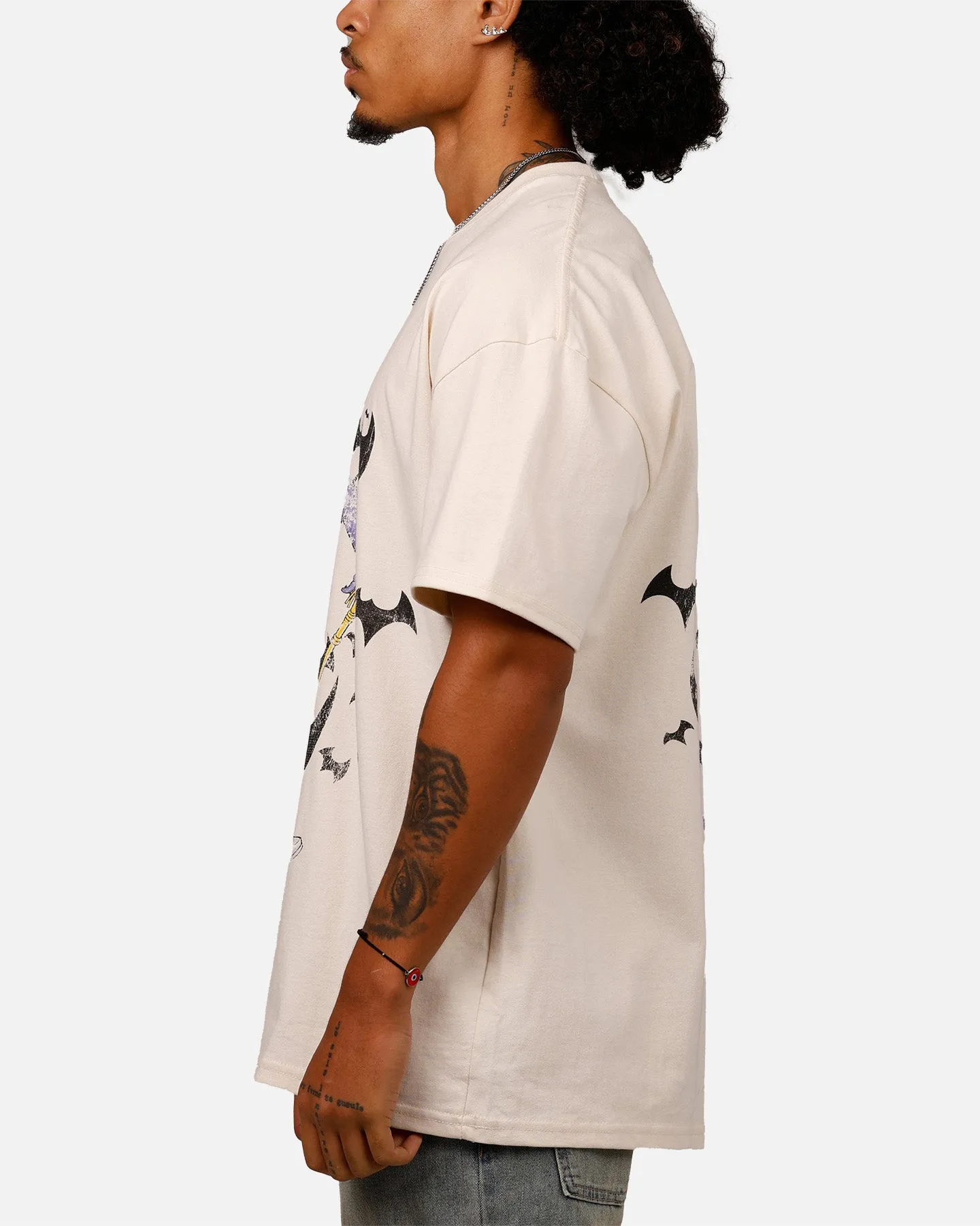 American Thrift X DC Batman The Joker Cane Heavyweight T-Shirt Off White sold by Culture Kings product image thumbnail 5