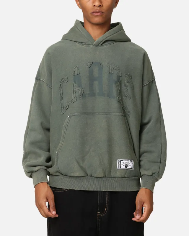 Carre Con-Star Hoodie Rinsed Moss Green sold by Culture Kings